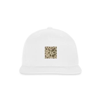 pattern - Snapback Baseball Cap - white - Front