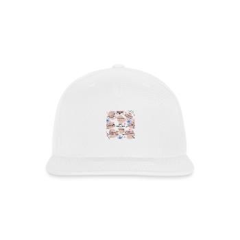 Daily reminders - Snapback Baseball Cap - white - Front