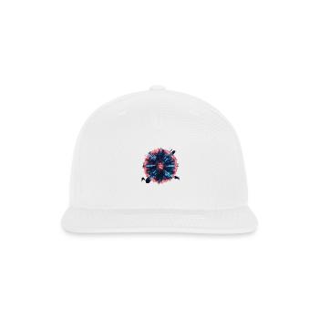Futuristic Nature Fusion - Snapback Baseball Cap - white - Front