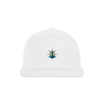 Brave the Battle - Snapback Baseball Cap - white - Front