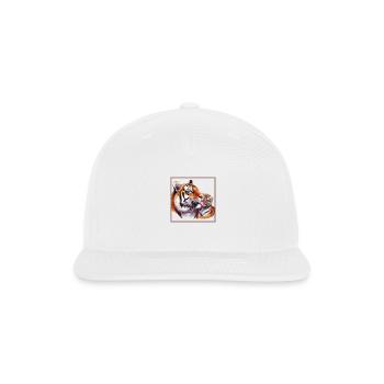 Most Cute And Fluffy Animals - Snapback Baseball Cap - white - Front