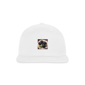 Berries and style - Snapback Baseball Cap - white - Front