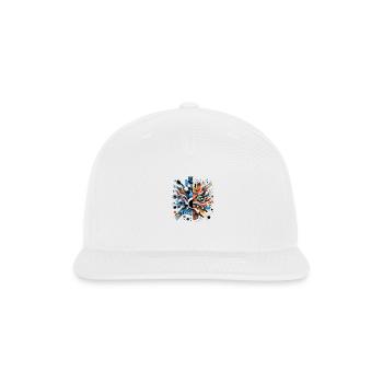 Designer 30 - Snapback Baseball Cap - white - Front