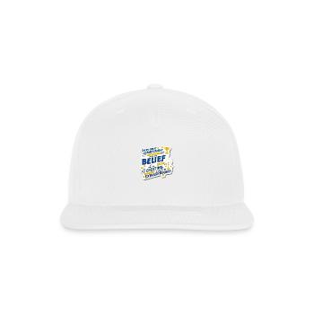 Every great achievement - Snapback Baseball Cap - white - Front
