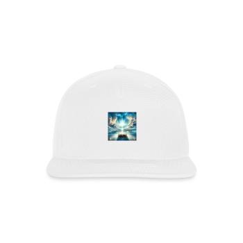 Bible céleste - Casquette de baseball Snapback - blanc - Devant