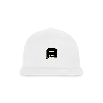 A Initial - Snapback Baseball Cap - white - Front