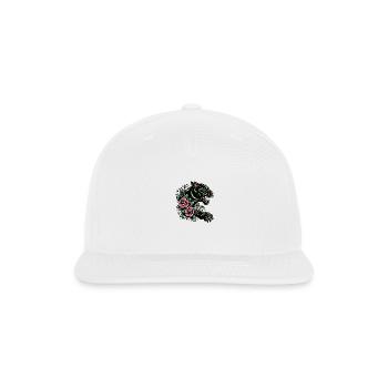 Black Panther Flash Tattoo - Snapback Baseball Cap - white - Front