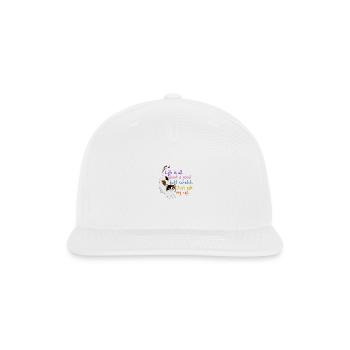 Butt Scratch Cat - Funny Sayings - Snapback Baseball Cap - white - Front