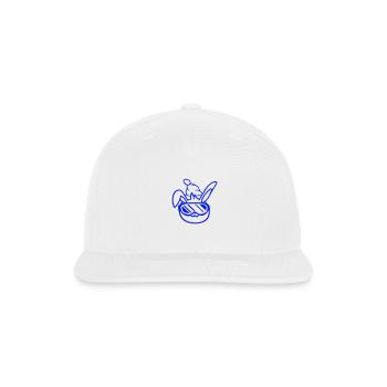 Rabbit Ski Goggles Bunny Skiing Fun Goggles Cap - Snapback Baseball Cap - white - Front