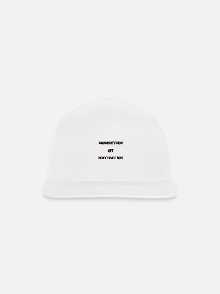 Momentum of Success - Snapback Baseball Cap - white