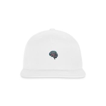 Neural Spark: The Digital Mind - Snapback Baseball Cap - white - Front