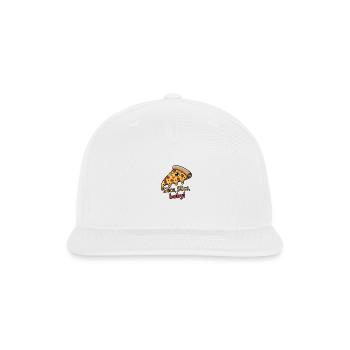 Slice Slice Baby - Snapback Baseball Cap - white - Front