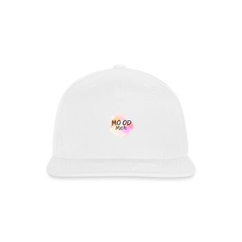 mood meh - Snapback Baseball Cap - white - Front