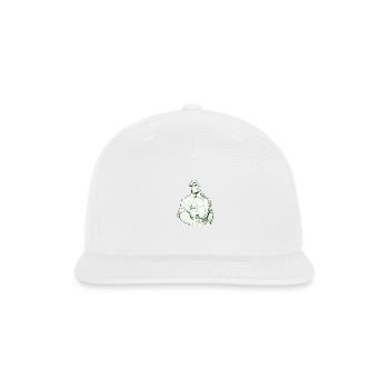 Green Giant - Snapback Baseball Cap - white - Front