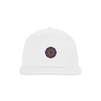 Sacred Geometry Mandala - Snapback Baseball Cap - white - Front