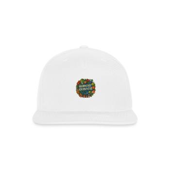 Hardcore Herbivore - Snapback Baseball Cap - white - Front