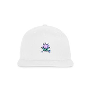 Healed but Petty - Snapback Baseball Cap - white - Front