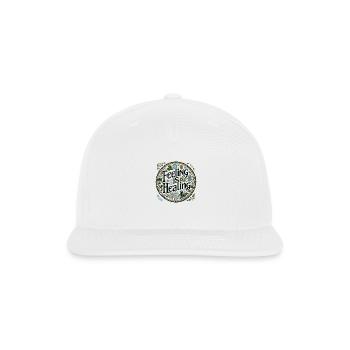 Feeling is Healing - Snapback Baseball Cap - white - Front