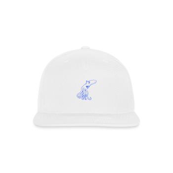 Octopus Cuttlefish Cephalopod Giant Squid Monster - Snapback Baseball Cap - white - Front