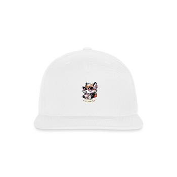 Sarcasm - Snapback Baseball Cap - white - Front