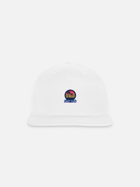 Stay Rad Sunset - Snapback Baseball Cap - white