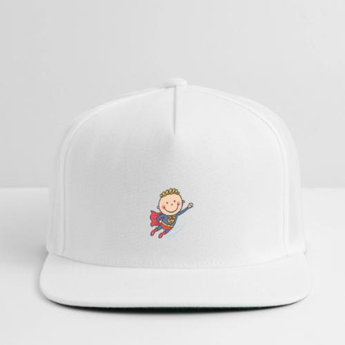 Cartoon Superhero Boy Kids Shirt - Snapback Baseball Cap