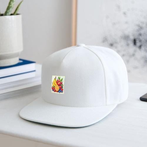 Vibrant Fresh Fruit Delight Design - Snapback Baseball Cap