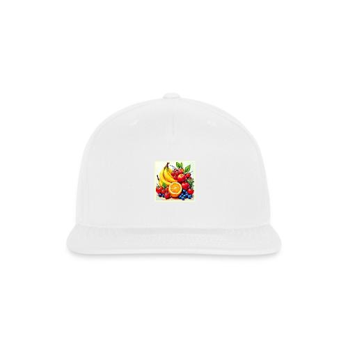 Vibrant Fresh Fruit Delight Design - Snapback Baseball Cap