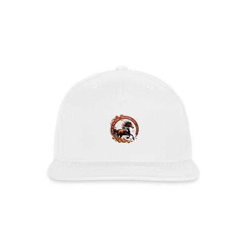 Year of the Horse Fiery Spirit T Shirt, Lunar New - Snapback Baseball Cap