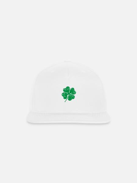Irish clover - Snapback Baseball Cap - white