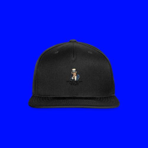 Uncle Sam - Finger - Snapback Baseball Cap