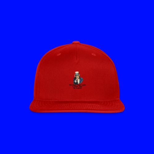 Uncle Sam - Finger - Snapback Baseball Cap