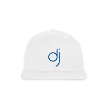 DJ - Snapback Baseball Cap - white - Front