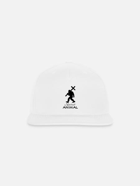 SPIRIT ANIMAL - Snapback Baseball Cap - white