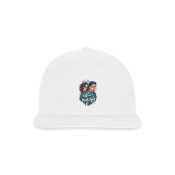 "Until We Meet Again" - Snapback Baseball Cap - white - Front