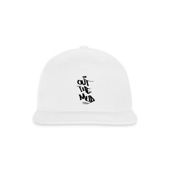 out the mud - Snapback Baseball Cap - white - Front