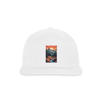 Nature - Snapback Baseball Cap - white - Front