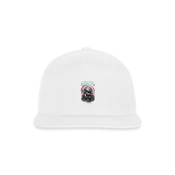 Editable Hardcore Sounds of Rebellion - Snapback Baseball Cap - white - Front