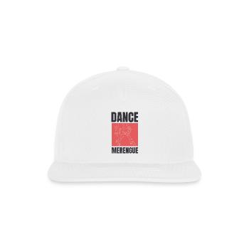 Dance Merengue, Latin music. - Snapback Baseball Cap - white - Front