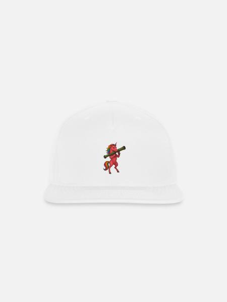 Unicorn - Snapback Baseball Cap - white