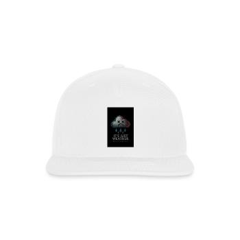 Neon Rain Cloud Its Just Weather - Snapback Baseball Cap - white - Front