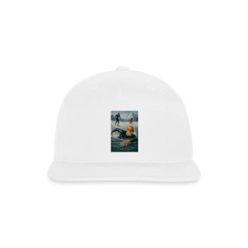 Winter Triathlon - Extreme Sport - Snapback Baseball Cap - white - Front
