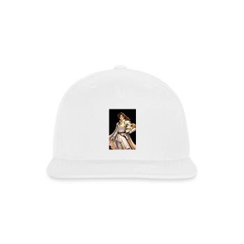 Female fencer - Snapback Baseball Cap - white - Front