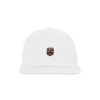 Strive for Excellence Emblem - Snapback Baseball Cap - white - Front