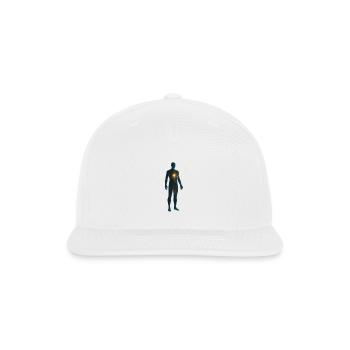 Energetic Core Silhouette - Snapback Baseball Cap - white - Front