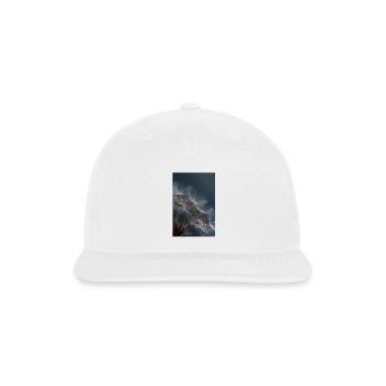 Dawn Dew on Dandelion Seeds - Snapback Baseball Cap - white - Front