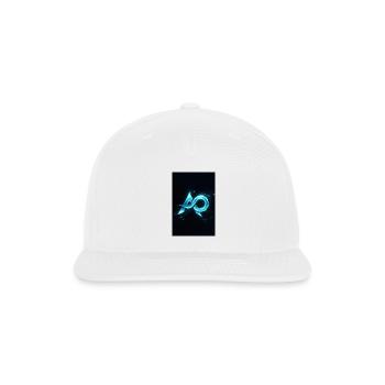 Neon A-O Glyph in Cosmic Glow - Snapback Baseball Cap - white - Front