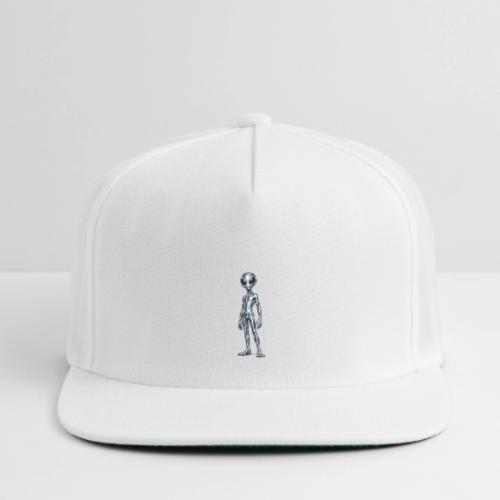 Silver Alien - Snapback Baseball Cap