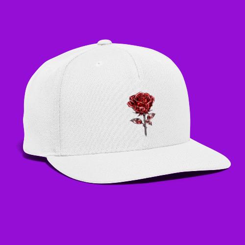 Silver Rose - Snapback Baseball Cap