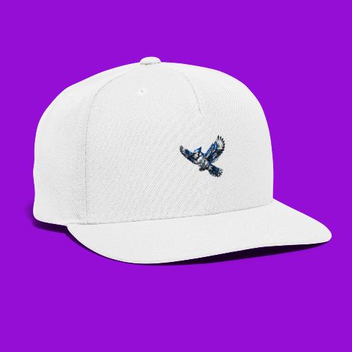 Silver Blue Jay in Flight - Snapback Baseball Cap